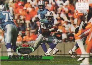 1993 Stadium Club - First Day Production/Issue #120 Barry Sanders Front