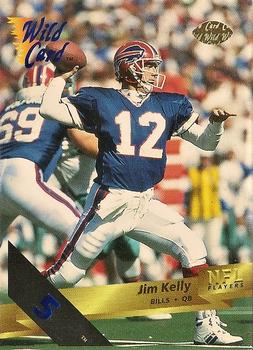 1993 Wild Card - 5 Stripe #29 Jim Kelly Front