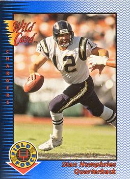 1993 Wild Card - Field Force #WFF-40 Stan Humphries Front