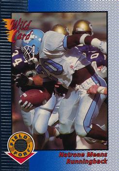 1993 Wild Card - Field Force Silver #WFF-42 Natrone Means Front