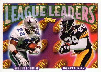 1993 Topps #219 Emmitt Smith / Barry Foster Front