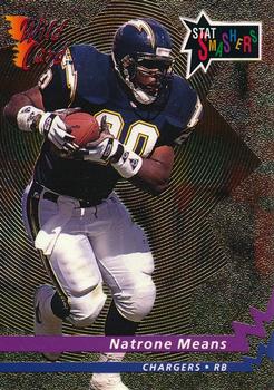 1993 Wild Card - Stat Smashers Rookies Gold #SS-14 Natrone Means Front