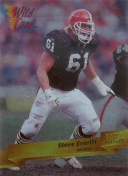 1993 Wild Card Superchrome #217 Steve Everitt Front