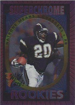 1993 Wild Card - Superchrome Rookies #16 Natrone Means Front