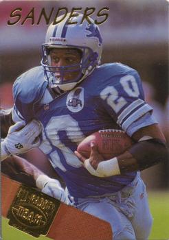 1994 Action Packed All-Madden 24K - Gold #25G Barry Sanders Front