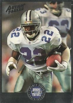 1994 Action Packed Monday Night Football #10 Emmitt Smith Front