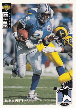 1994 Collector's Choice Spanish #80 Rodney Peete Front