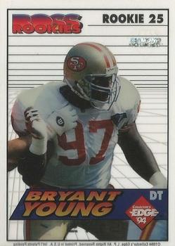 1994 Collector's Edge - Boss Rookies Update Diamond #25 Bryant Young Front