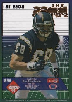 1994 Collector's Edge - The Boss Squad Silver #18 Anthony Miller Back