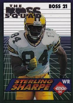 1994 Collector's Edge - The Boss Squad Silver #21 Sterling Sharpe Front