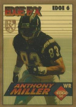 1994 Collector's Edge - Edge F/X Gold Shield #6 Anthony Miller Front