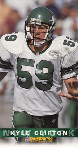 1994 GameDay #299 Kyle Clifton Front