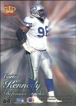 1994 Pacific Prisms - Gold #64 Cortez Kennedy Back