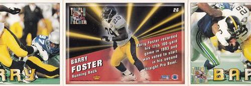1994 Pacific Triple Folder #26 Barry Foster Back