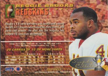 1994 Pinnacle - Trophy Collection #109 Reggie Brooks Back