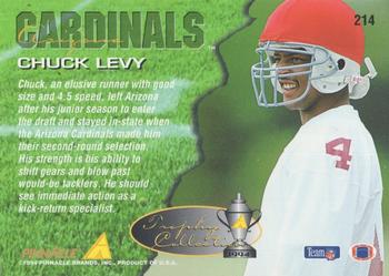 1994 Pinnacle - Trophy Collection #214 Chuck Levy Back