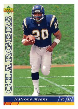 1993 Upper Deck #479 Natrone Means Front