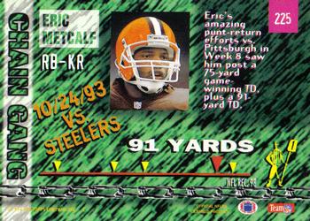 1994 Stadium Club - Super Teams Super Bowl XXIX #225 Eric Metcalf Back