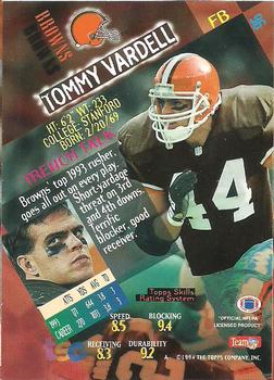 1994 Stadium Club - Super Teams Super Bowl XXIX #96 Tommy Vardell Back