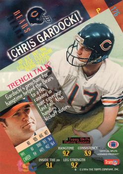 1994 Stadium Club - Super Teams Super Bowl XXIX #176 Chris Gardocki Back