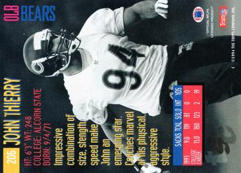 1994 Stadium Club - Super Teams Super Bowl XXIX #206 John Thierry Back