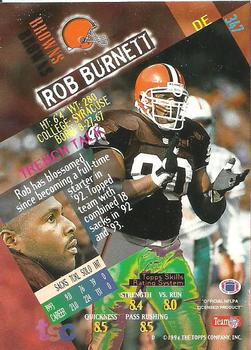 1994 Stadium Club - Super Teams Super Bowl XXIX #347 Rob Burnett Back