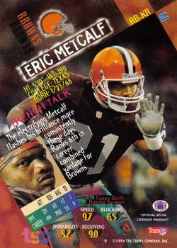 1994 Stadium Club - Super Teams Super Bowl XXIX #60 Eric Metcalf Back