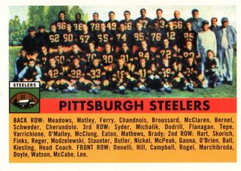 1994 Topps Archives 1956 #63 Pittsburgh Steelers Front