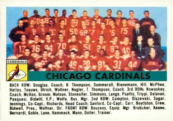 1994 Topps Archives 1956 - Gold #22 Chicago Cardinals Front