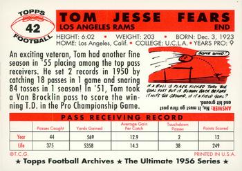1994 Topps Archives 1956 - Gold #42 Tom Fears Back