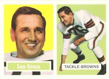 1994 Topps Archives 1957 #28 Lou Groza Front