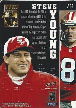 1995 Action Packed - Armed Forces Braille #AF4 Steve Young Back