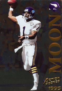 1995 Action Packed - Quick Silver #6 Warren Moon Front