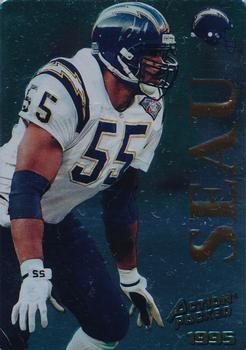 1995 Action Packed - Quick Silver #79 Junior Seau Front