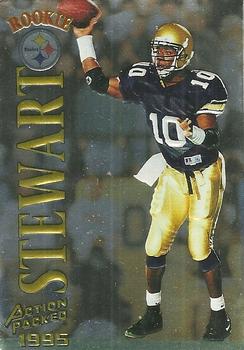 1995 Action Packed - Quick Silver #120 Kordell Stewart Front