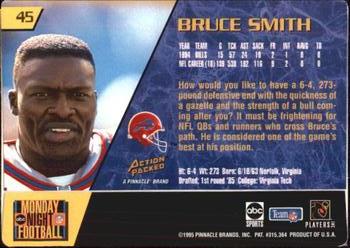 1995 Action Packed Monday Night Football #45 Bruce Smith Back