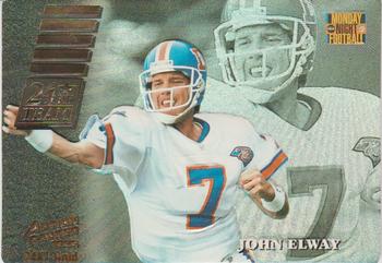 1995 Action Packed Monday Night Football - 24K Gold #8 John Elway Front