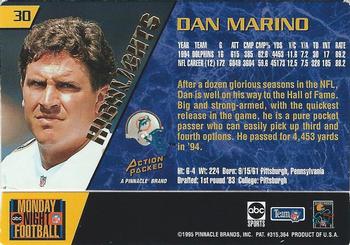 1995 Action Packed Monday Night Football - Highlights #30 Dan Marino Back
