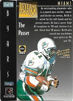 1995 Action Packed Monday Night Football - Reverse Angle #15 Keith Byars Back