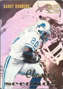 1995 Action Packed Rookies & Stars - Closing Seconds #5 Barry Sanders Front