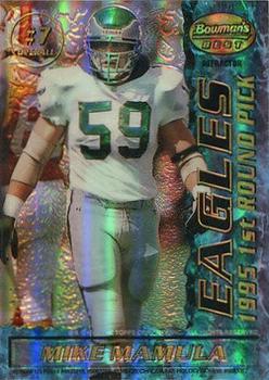 1995 Bowman's Best - Double Finest Mirror Images Draft Picks Refractors #7 Bryant Young / Mike Mamula Back