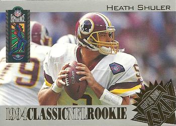 1995 Classic NFL Experience - Rookies #R6 Heath Shuler Front