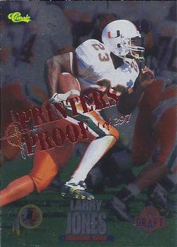 1995 Classic NFL Rookies - Printer's Proofs Silver #56 Larry Jones Front