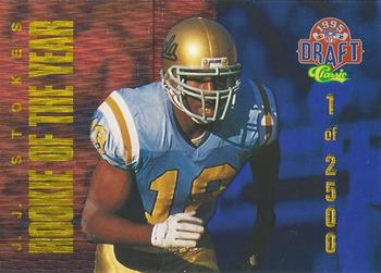 1995 Classic NFL Rookies - Rookie of the Year Redemption #ROY8 J.J. Stokes Front