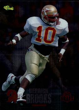 1995 Classic NFL Rookies - Silver #28 Derrick Brooks Front