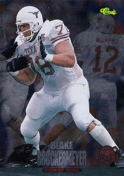 1995 Classic NFL Rookies - Silver #29 Blake Brockermeyer Front