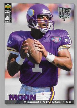 1995 Collector's Choice - Player's Club #182 Warren Moon Front