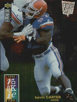 1995 Collector's Choice - Platinum Player's Club #6 Kevin Carter Front