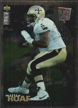 1995 Collector's Choice - Platinum Player's Club #187 Willie Roaf Front