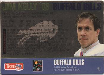 1994 Action Packed #6 Jim Kelly Back